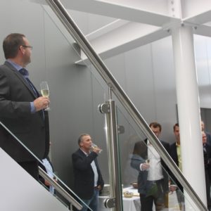 De opening van het nieuwe pand van Rokatec