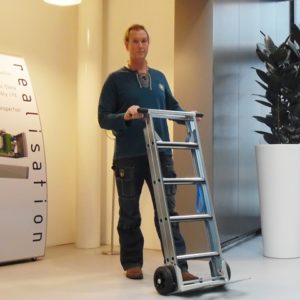 De productie van de Scalamix Steekwagen en ladder in een